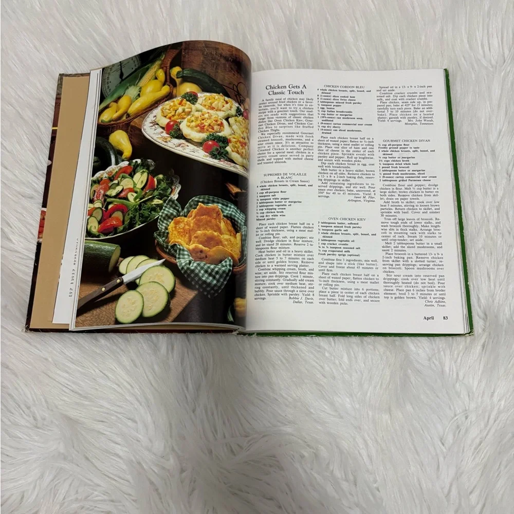 Vintage Southern Living 1982 Annual Recipes Cookbook